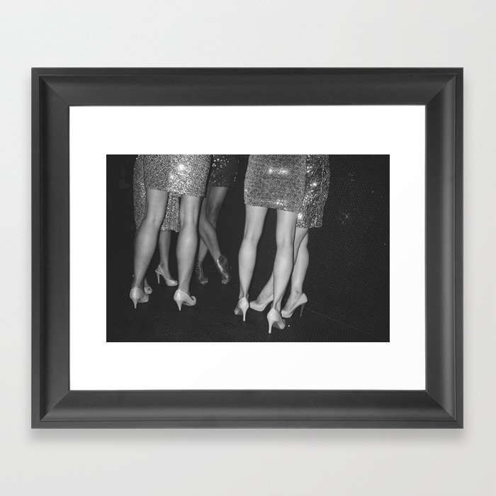 Disco Girls  Framed Art Print