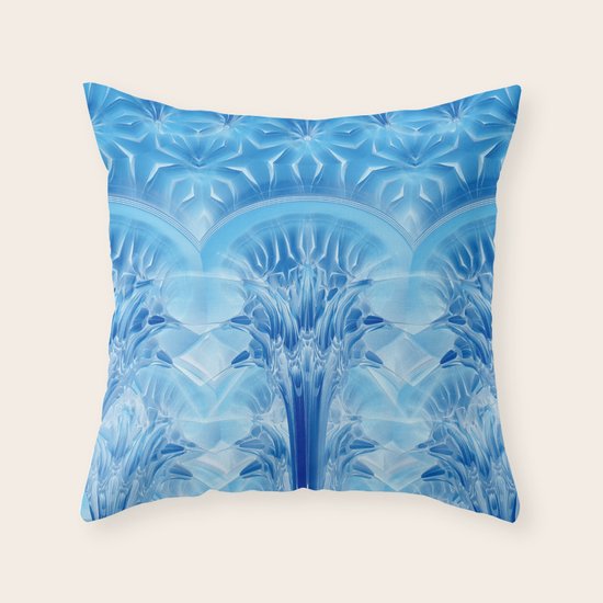 Ice Palace Throw Pillow