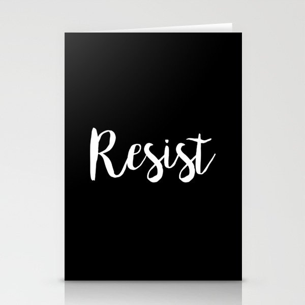 Resist Stationery Cards