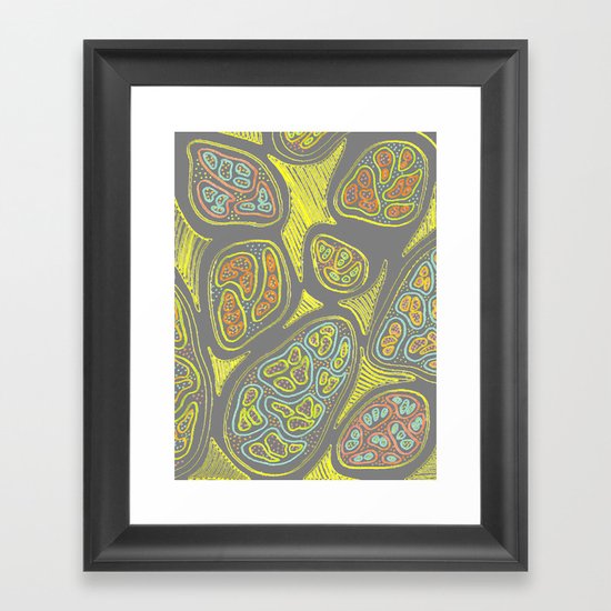 Lemon Peel Framed Art Print