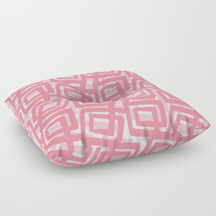 Very Mod Pink Art Floor Pillow