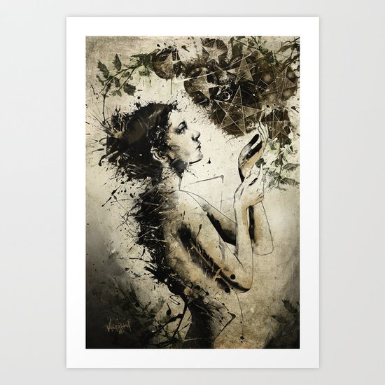 7 of Pentacles Art Print