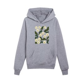 White Orchids Kids Pullover Hoodies