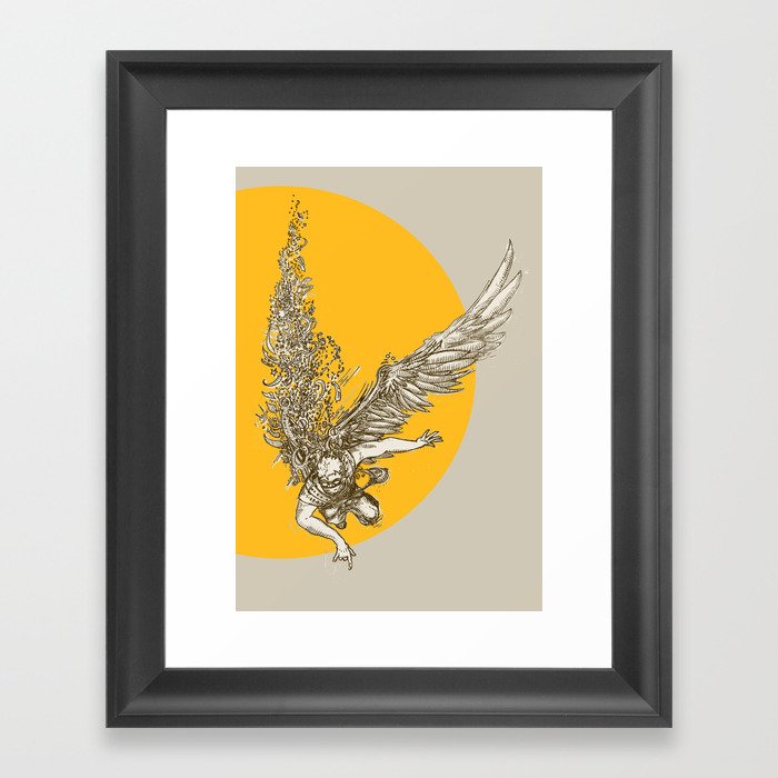 Icarus Framed Art Print