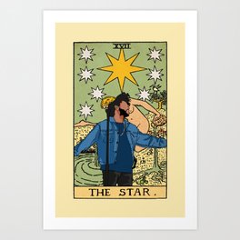 The.Weeknd The Star Tarot Art Print