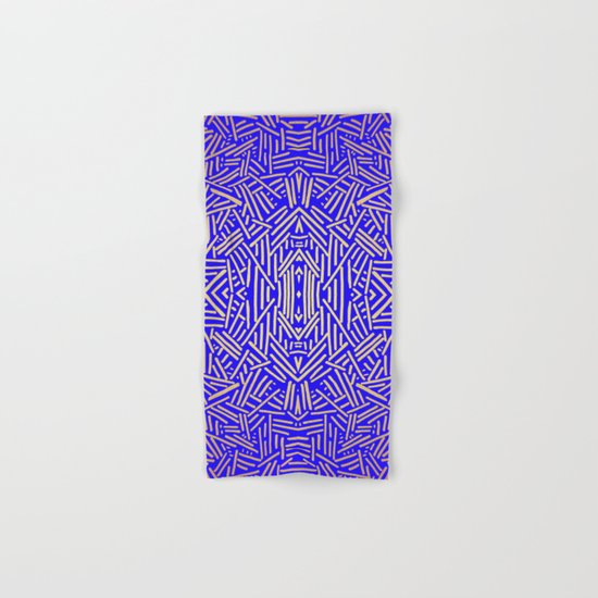 Radiate (Yellow/Ochre Royal) Hand & Bath Towel
