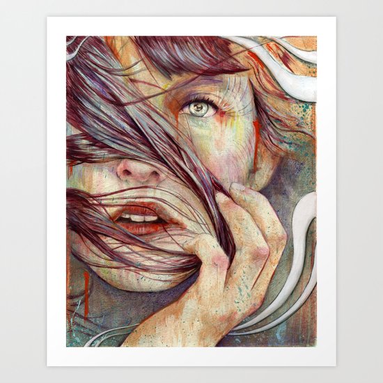 Opal Art Print