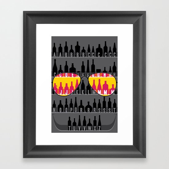 GUESS THE NAMES... ;) Framed Art Print