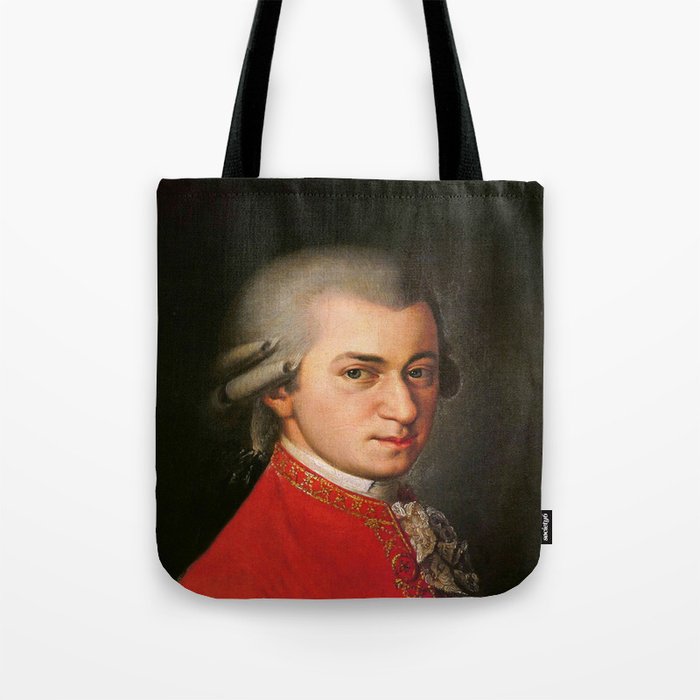 Barbara Krafft - portrait of Mozart Tote Bag