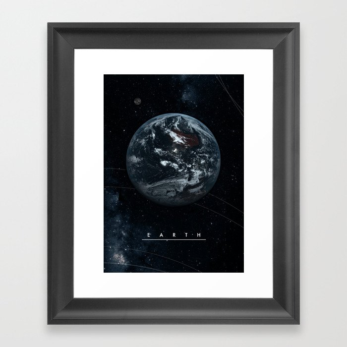 EARTH  Framed Art Print