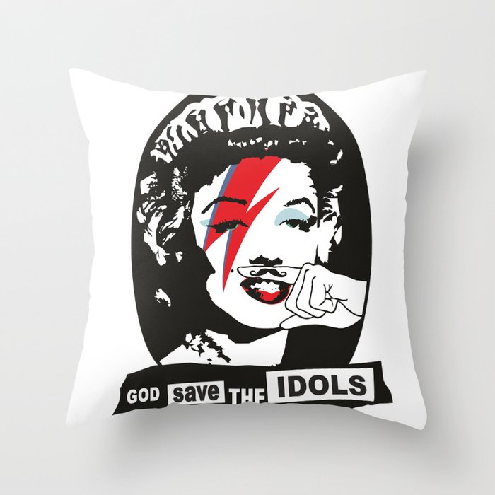 Idols Throw Pillow