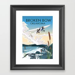 Broken Bow Oklahoma Framed Art Print