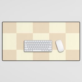 Muted Checkerboard Desk Mat