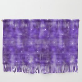 Glam Purple Diamond Shimmer Glitter Wall Hanging