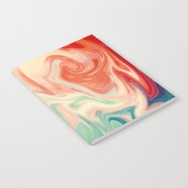 Abstract Marble Painting Notebook