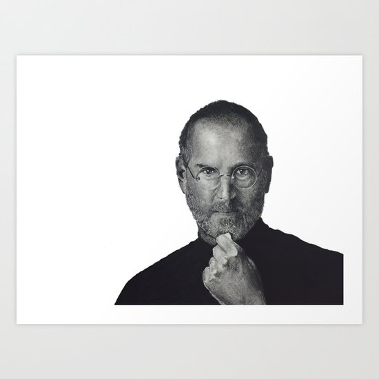 Steve Jobs (DRAWING) Art Print