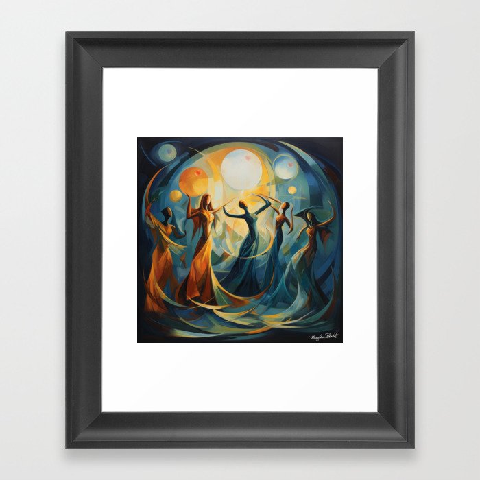 Dance with the Moon Framed Art Print