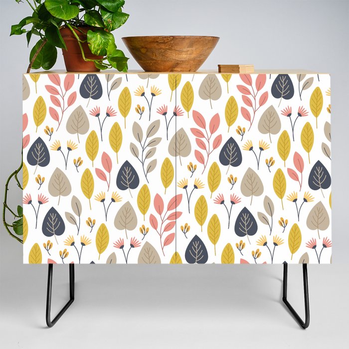 Fall leaves Credenza