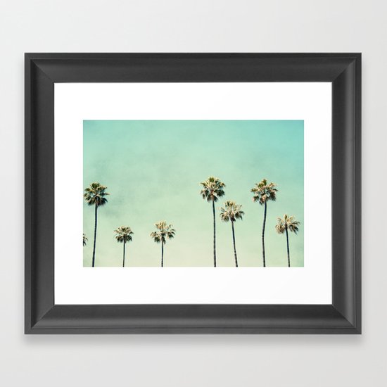 Palm Trees Framed Art Print