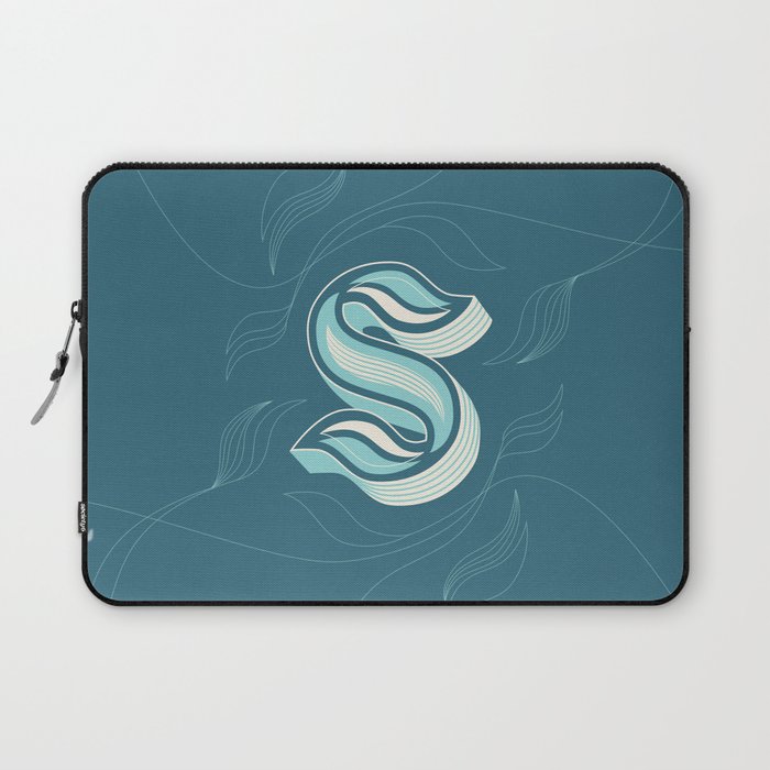Type Art: Letter S Laptop Sleeve