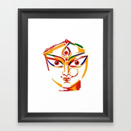 Durga Hindu goddess Framed Art Print