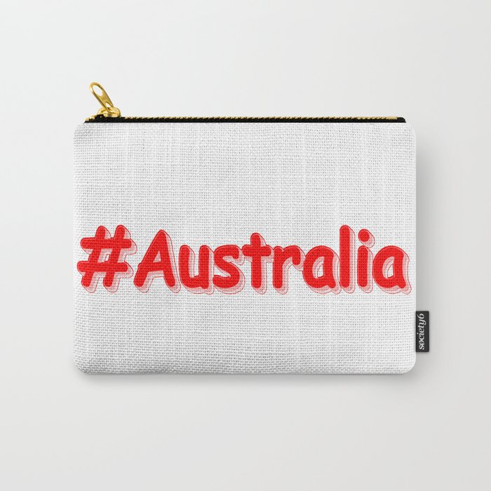 "#Australia" Cute Design. Buy Now Carry-All Pouch