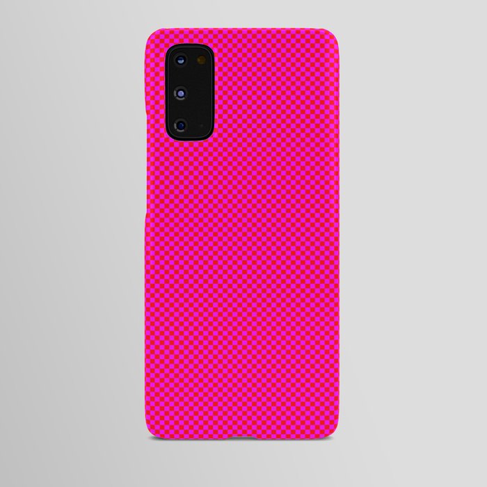 Red and magenta squares Android Case
