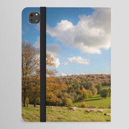Beautiful English Countryside Farmland Sheep Grazing iPad Folio Case