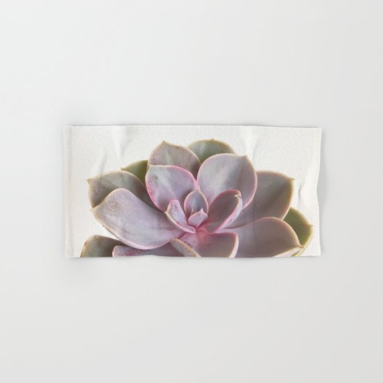 Purple Succulent Hand & Bath Towel