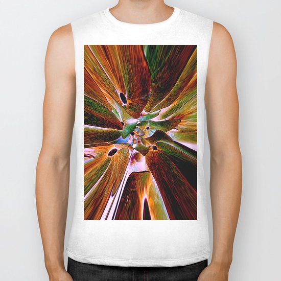 abstract Biker Tank