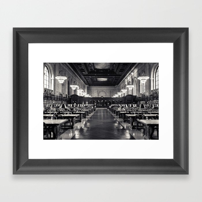 The New York Public Library Rose Reading Room Framed Art Print