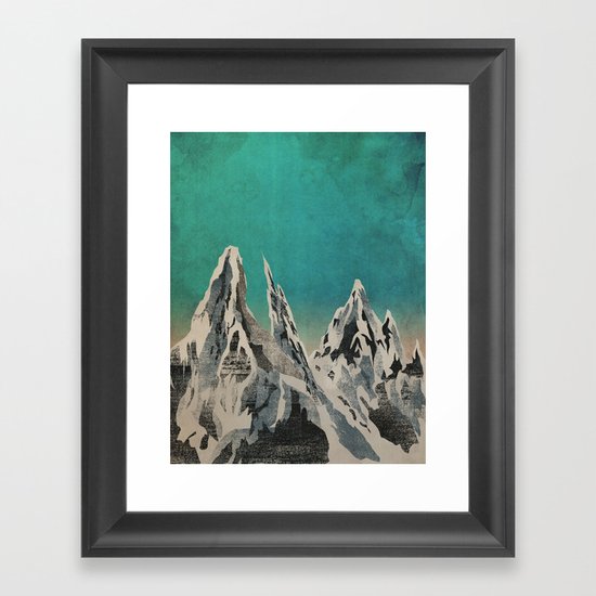 Mountains Framed Art Print