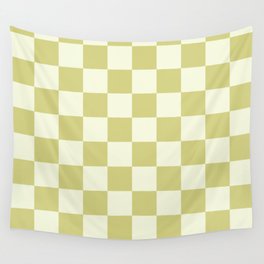 Sage Green Checkerboard Wall Tapestry