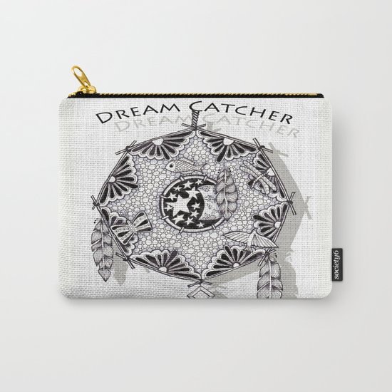 Zentangle Dreamcatcher Carry-All Pouch