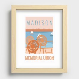 Memorial Union Travel Poster Recessed Framed Print