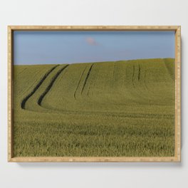 Wheat fields Denmark Serving Tray