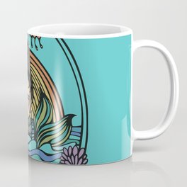 Turquoise Sunset Mermaid Coffee Mug