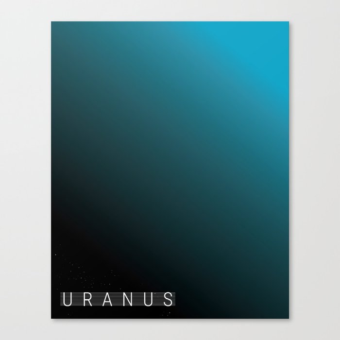 Uranus Tapestry Canvas Print