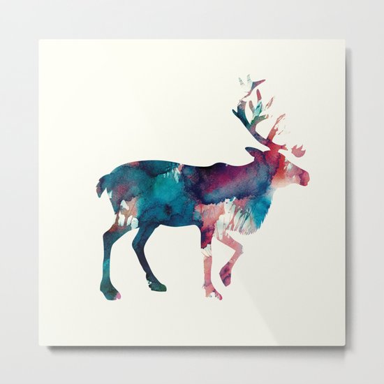 Reindeer Metal Print