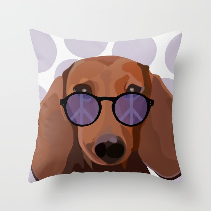 dachshund Throw Pillow