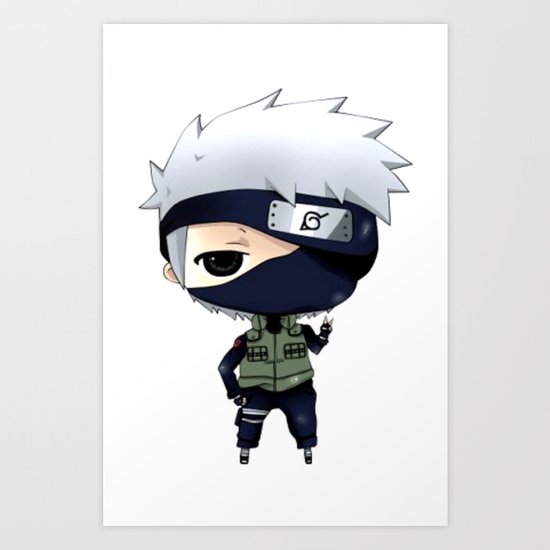 Kakashi Chibi Art Print