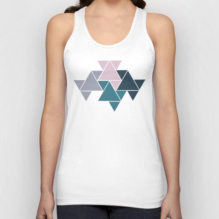  Origami abstract number 7c Tank Top