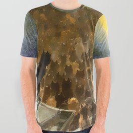 Théophile Steinlen "The Apotheosis of the Cats" All Over Graphic Tee