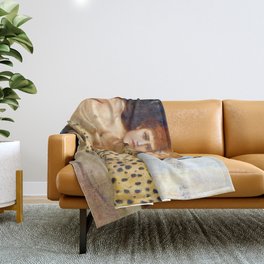 Fernand Khnopff Caresses The Sphinx Throw Blanket