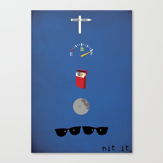 Blues Brothers - 106 Miles Canvas Print