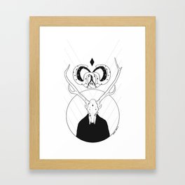 he'll make you king Framed Art Print