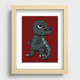 Baby Godzilla Recessed Framed Print