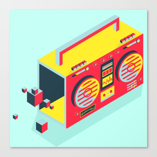 Radio Jam Canvas Print