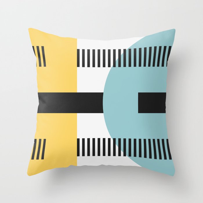 Colours & Shapes 18 Throw Pillow