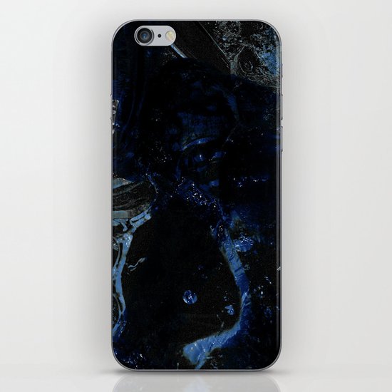 Black and Blue iPhone & iPod Skin